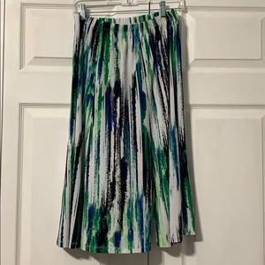 Christopher and Banks abstract print skirt